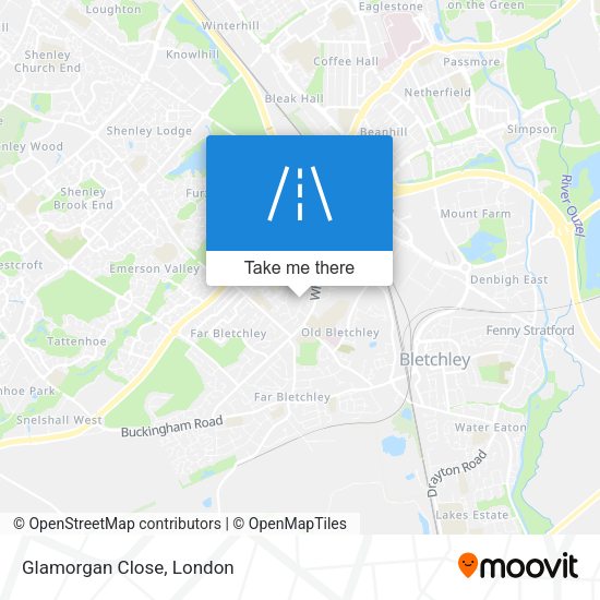 Glamorgan Close map