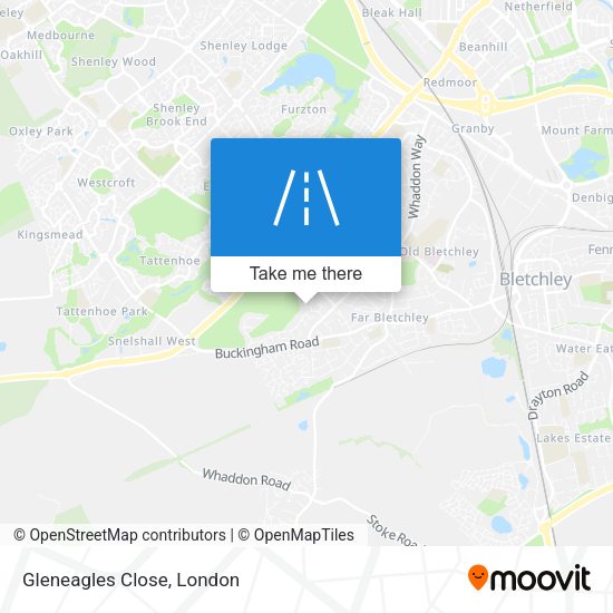 Gleneagles Close map