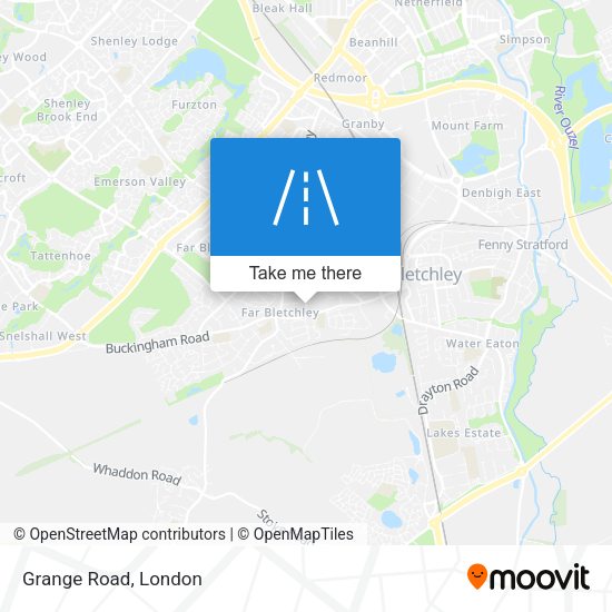 Grange Road map
