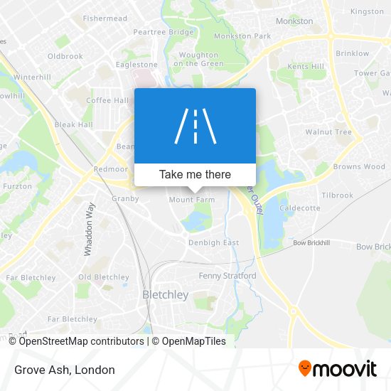 Grove Ash map
