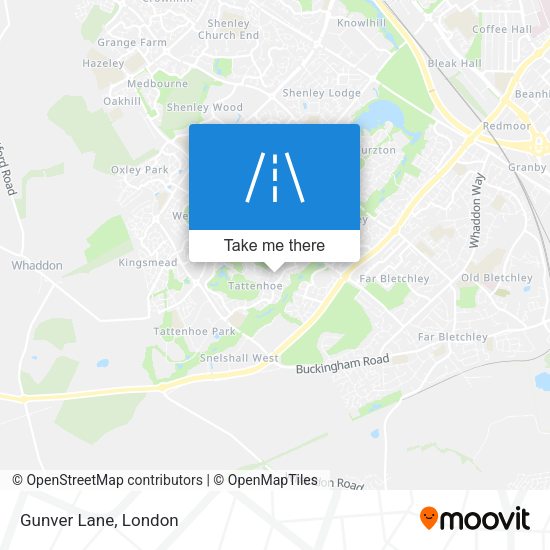 Gunver Lane map