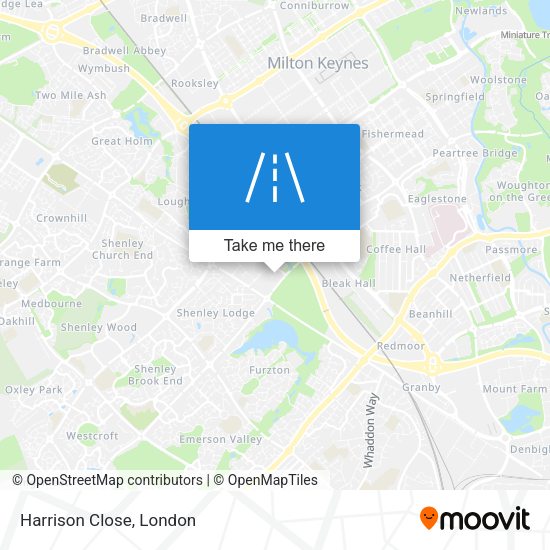 Harrison Close map