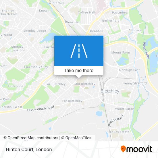 Hinton Court map