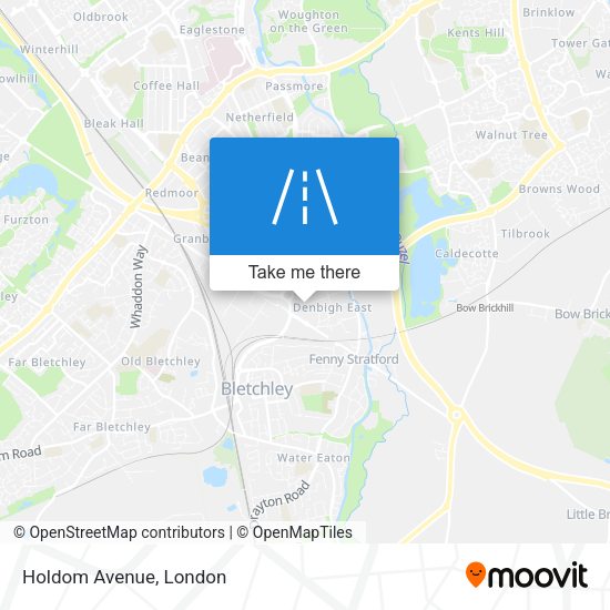 Holdom Avenue map