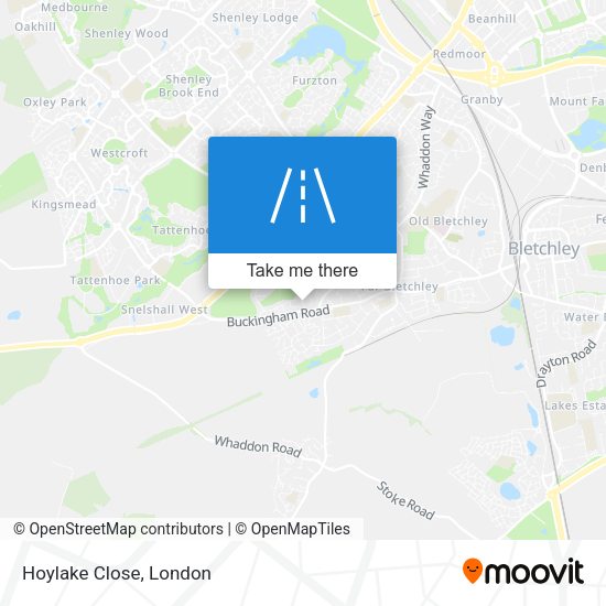 Hoylake Close map