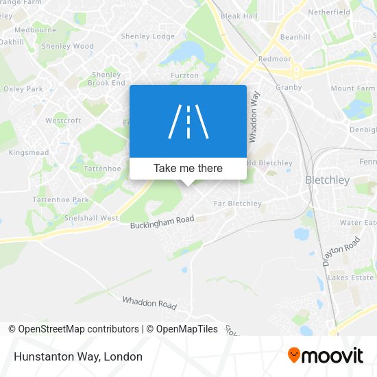Hunstanton Way map