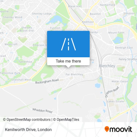 Kenilworth Drive map