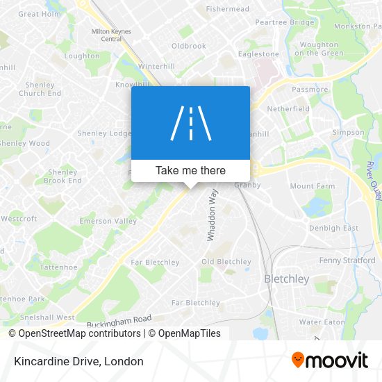 Kincardine Drive map