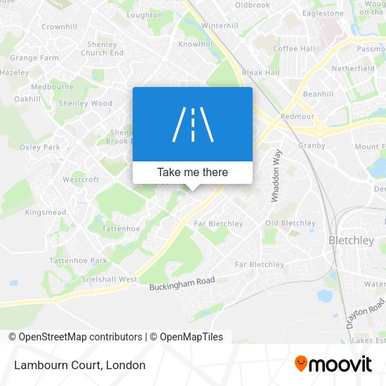 Lambourn Court map
