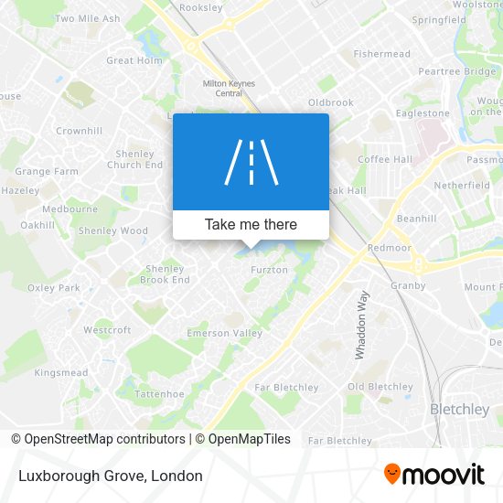 Luxborough Grove map