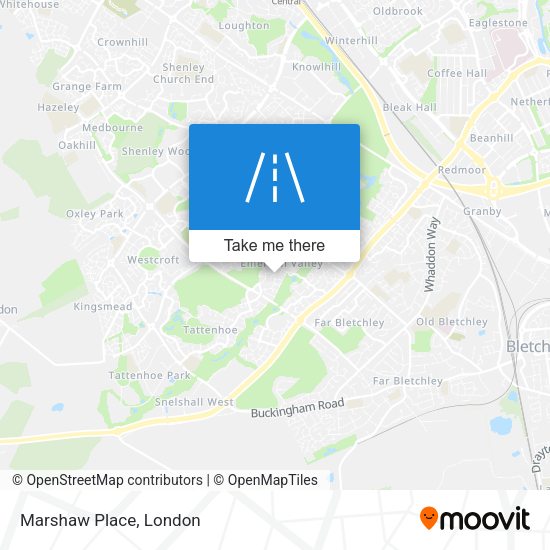 Marshaw Place map