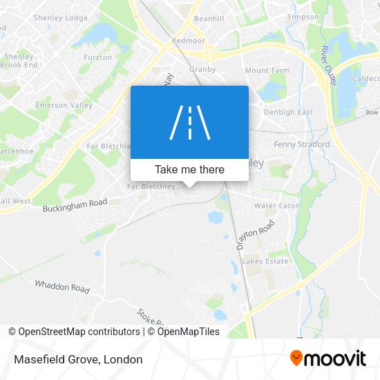 Masefield Grove map