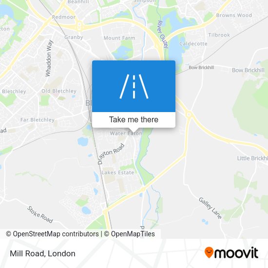 Mill Road map