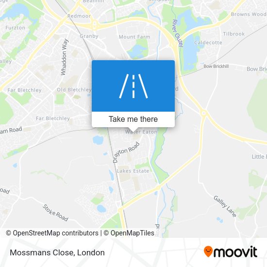 Mossmans Close map