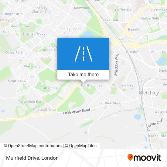 Muirfield Drive map
