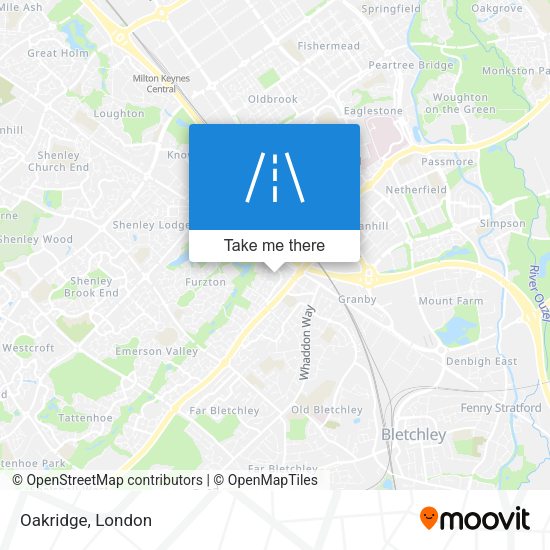 Oakridge map