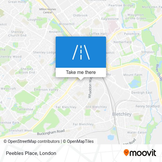 Peebles Place map