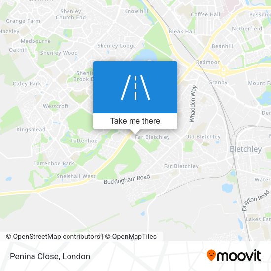 Penina Close map