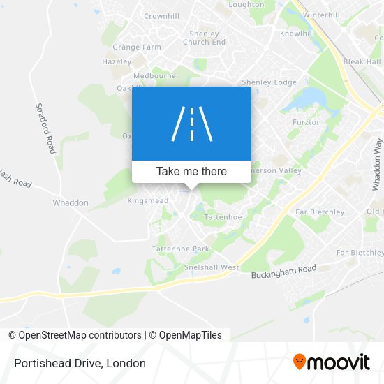 Portishead Drive map
