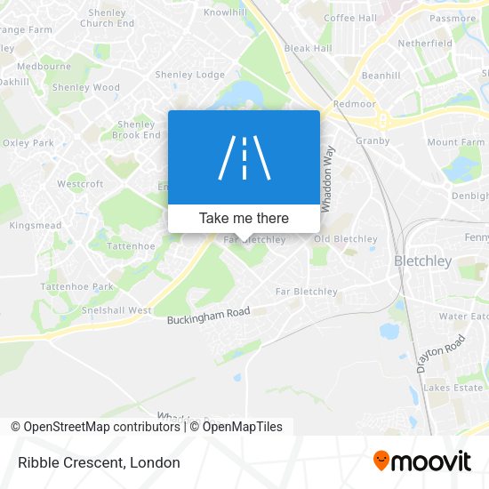 Ribble Crescent map