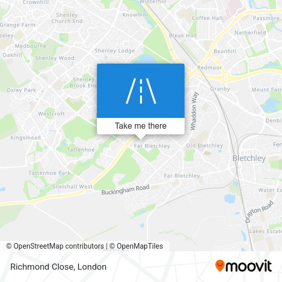 Richmond Close map