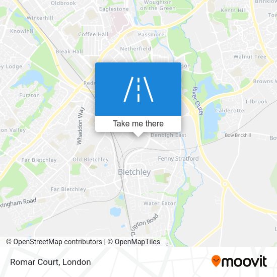 Romar Court map