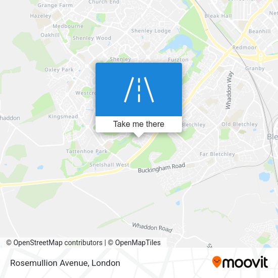 Rosemullion Avenue map