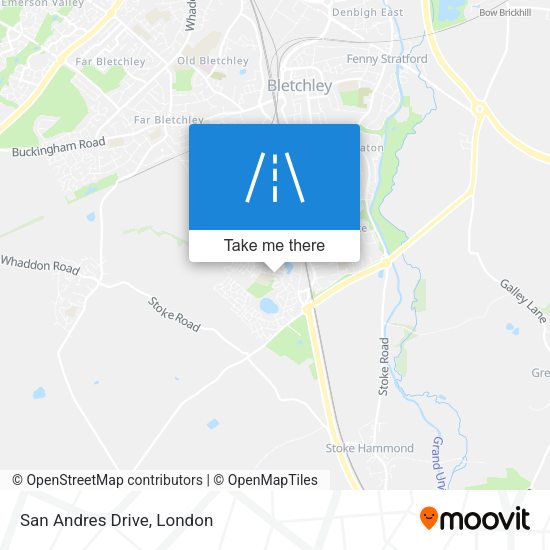 San Andres Drive map