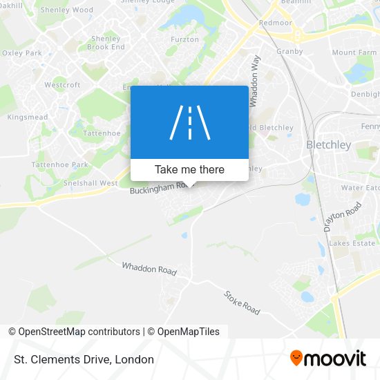 St. Clements Drive map