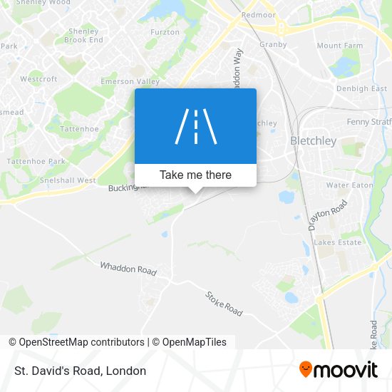 St. David's Road map