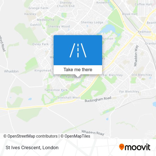 St Ives Crescent map