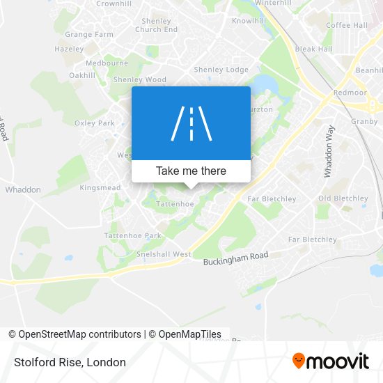 Stolford Rise map