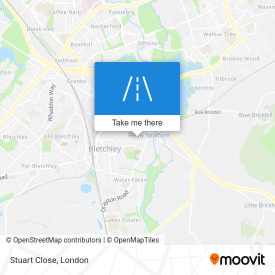 Stuart Close map