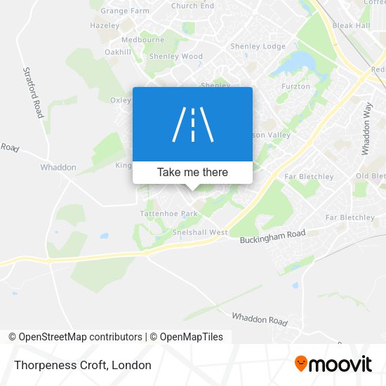 Thorpeness Croft map
