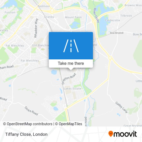 Tiffany Close map