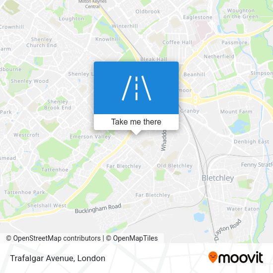 Trafalgar Avenue map
