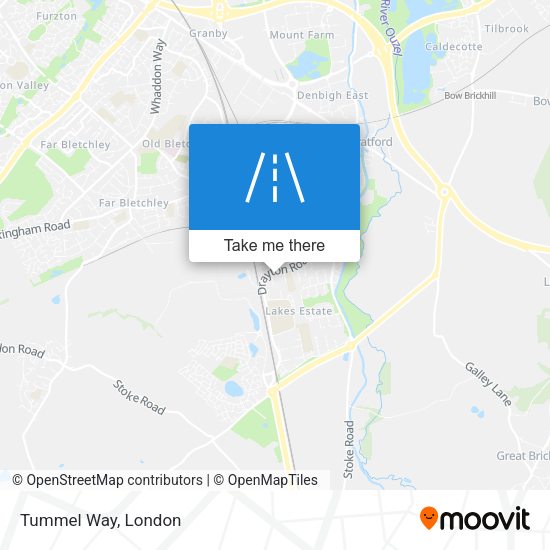 Tummel Way map