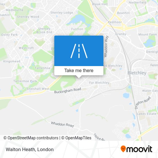 Walton Heath map