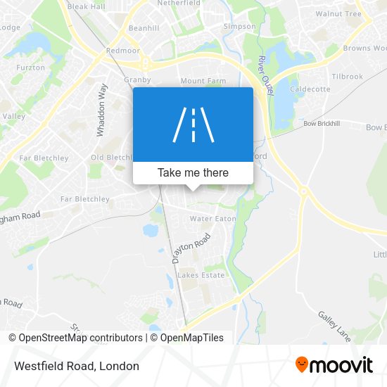 Westfield Road map