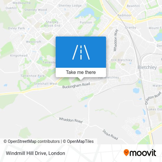 Windmill Hill Drive map