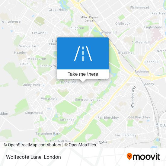 Wolfscote Lane map