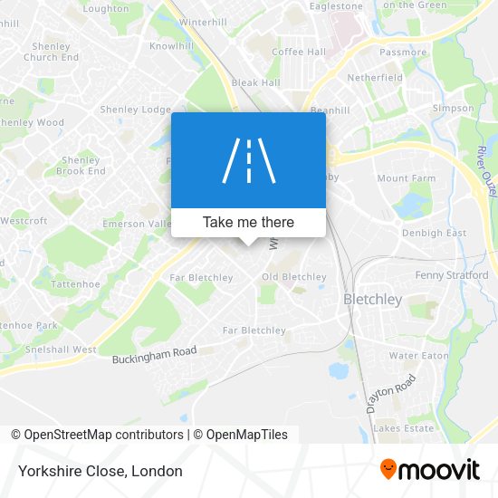 Yorkshire Close map