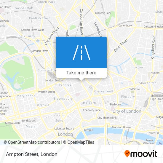 Ampton Street map