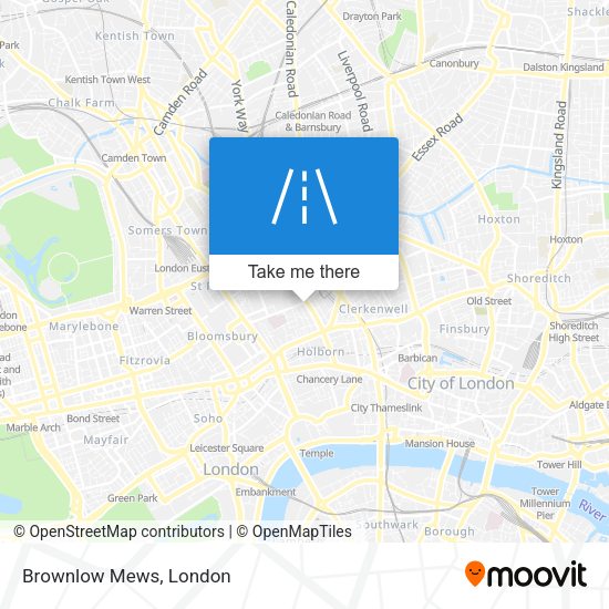 Brownlow Mews map