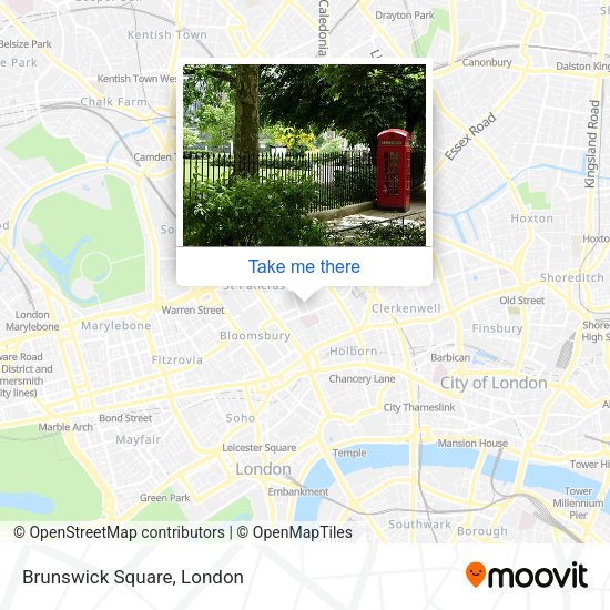 Brunswick Square map