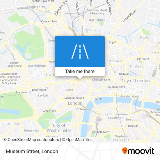 Museum Street map