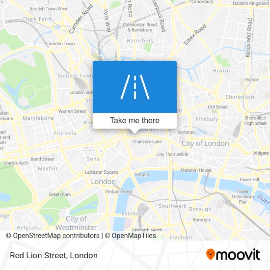 Red Lion Street map