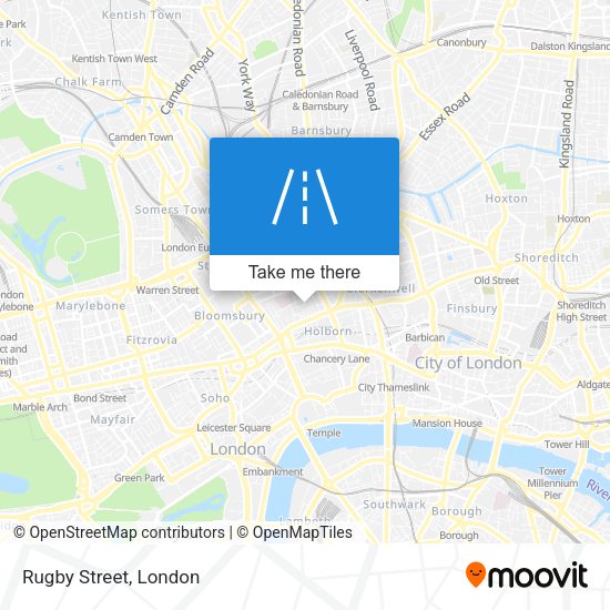 Rugby Street map
