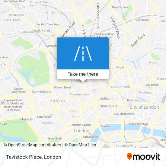 Tavistock Place map