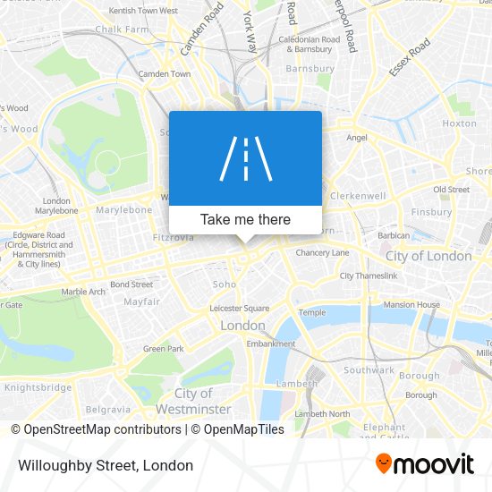 Willoughby Street map